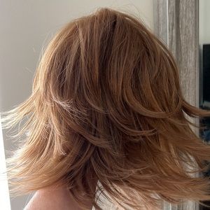 Highlighted Shag Cut Wig